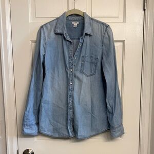 J. Crew Denim Blue Casual Shirt